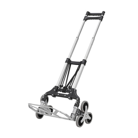 Juskys Inklapbare Trappensteekwagen / Steekwagen - Max. 80 kg - Incl. Handschoenen & Expandertouw