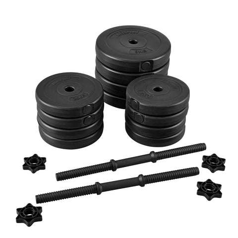 Halterset / Dumbells 40 kg - 2-delig - Zandgevuld