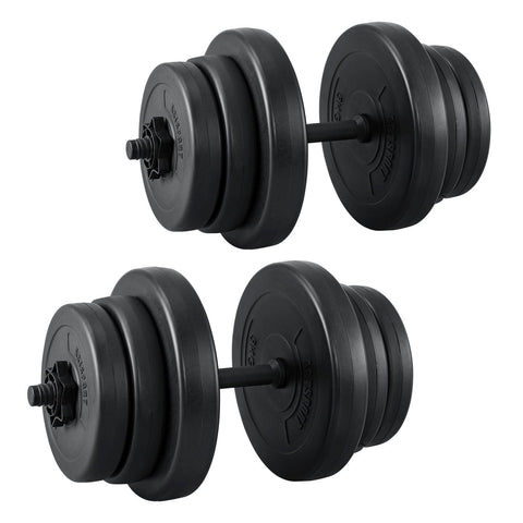 Halterset / Dumbells 40 kg - 2-delig - Zandgevuld