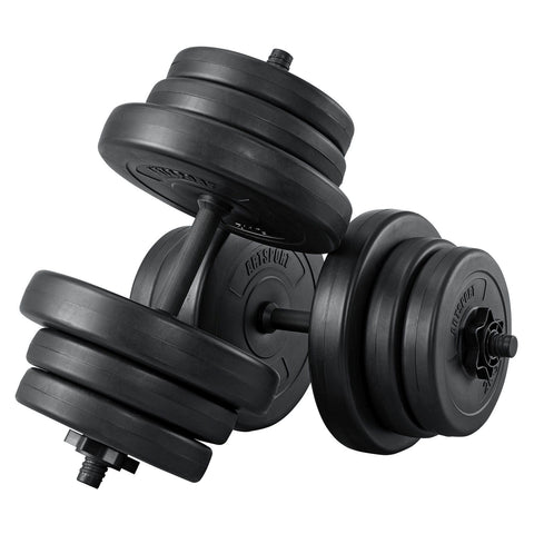 Halterset / Dumbells 40 kg - 2-delig - Zandgevuld