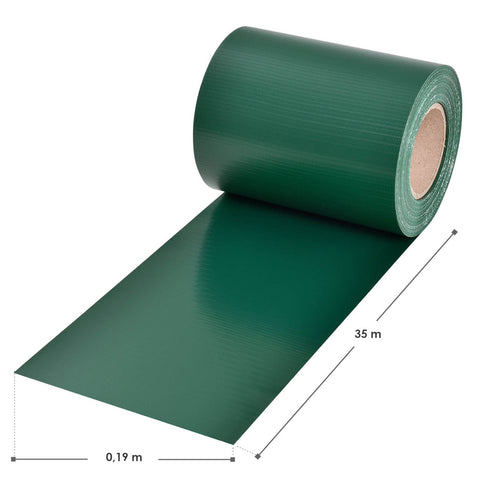 PVC Privacystrips - 4 stuks - Groen