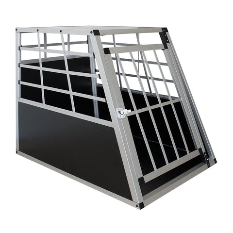 Aluminium hondentransportbox - L