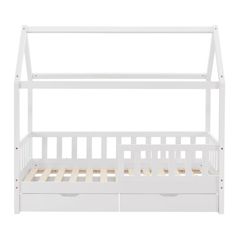 Kinderbed Marli - 80 x 160 cm - Wit - Incl. lades