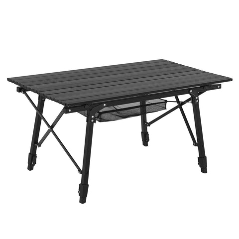 Opvouwbare Campingtafel Picco - Zwart - 90 x 52 x 68 cm