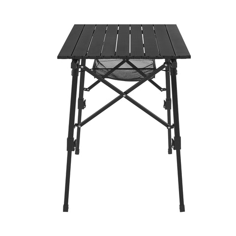 Opvouwbare Campingtafel Picco - Zwart - 90 x 52 x 68 cm