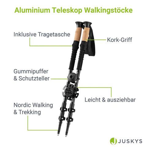 Nordic Walking-wandelstokken - Incl. Accessoires