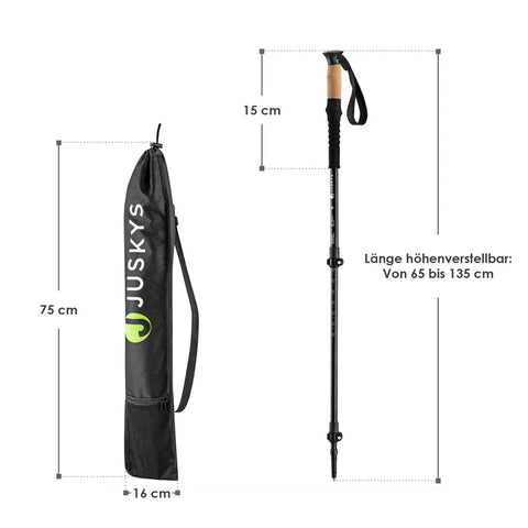 Nordic Walking-wandelstokken - Incl. Accessoires