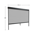 Zijwand Voor Lamellendak - Tahiti 3x2,4 m - Antraciet