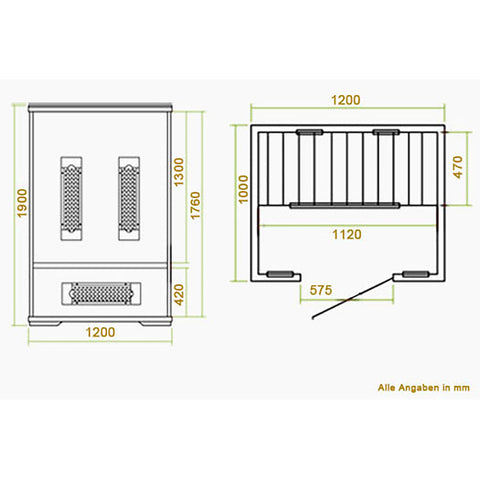 Infraroodcabine / warmtecabine Oslo met full spectrum radiatoren en hemlockspar