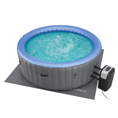 Opblaasbare Whirlpool / Bubbelbad Palmira - 6 Personen - Ø 210 cm - Grijs