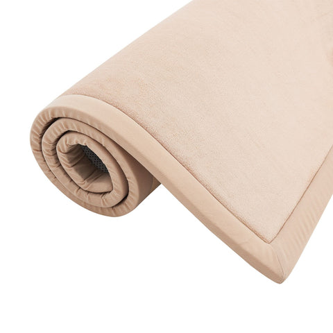 Fluweelzacht Speelkleed / Kinderkleed Maila - 220 x 180 cm - Beige