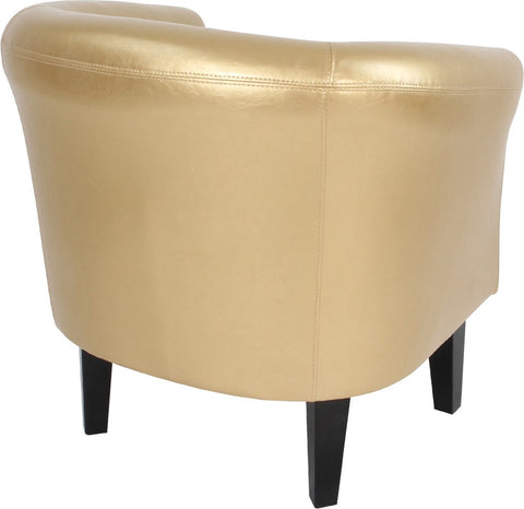 Chesterfield fauteuil - Goud - 67 x 72 x 60 cm