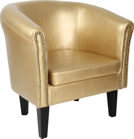 Chesterfield fauteuil - Goud - 67 x 72 x 60 cm